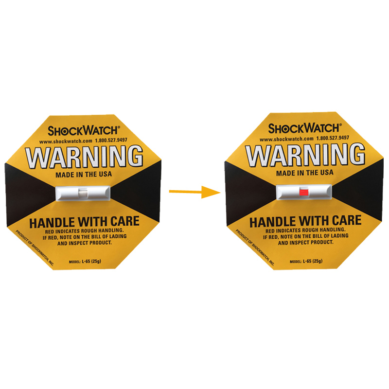 shockwatch37G美國進口防震標簽 物流防震撞標簽