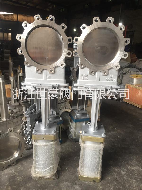 PZ673F-10P氣動插板閥 刀閘閥不銹鋼使用范圍