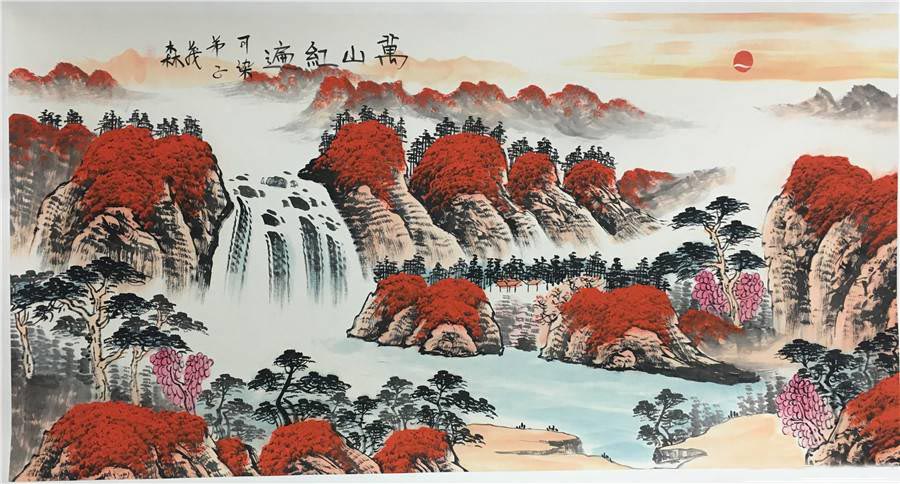 中國*名畫家傳人典藏書畫真跡 花鳥 山水 書法