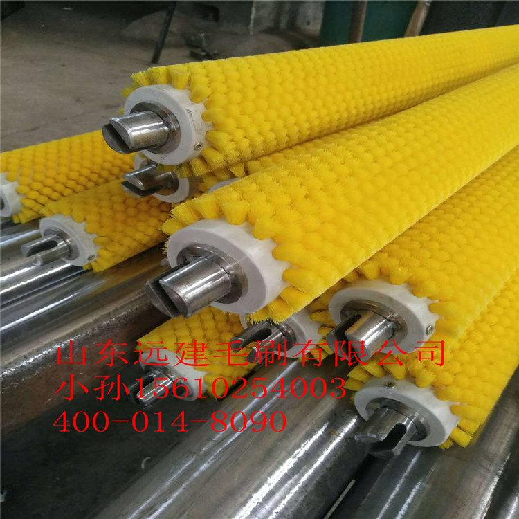 生產(chǎn)銷售梳理機(jī)毛刷輥除塵清洗尼龍刷輥拋光羊毛刷輥