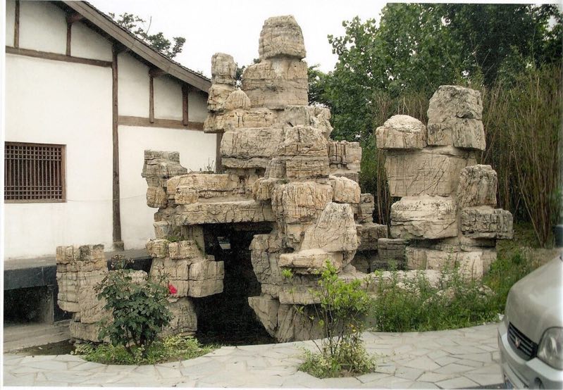 蘇州園林假山石千層石，庭院假山石就選靈璧縣鴻源園林工程有限公司*惠，靈璧石千層石假山石