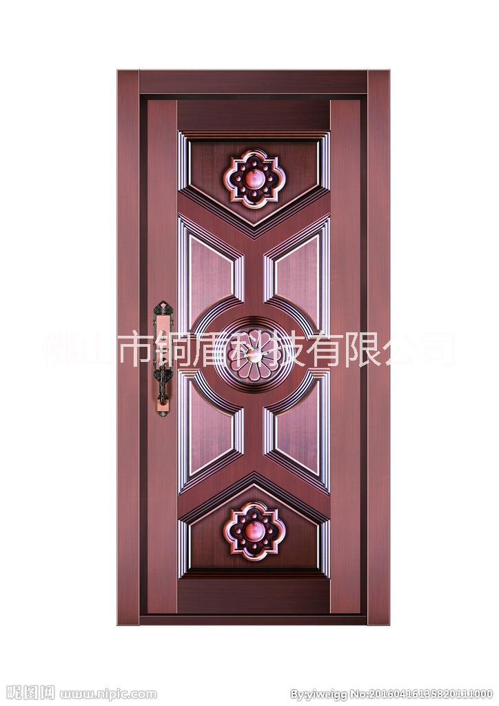 加工定做 時尚家庭銅門 庭院銅門