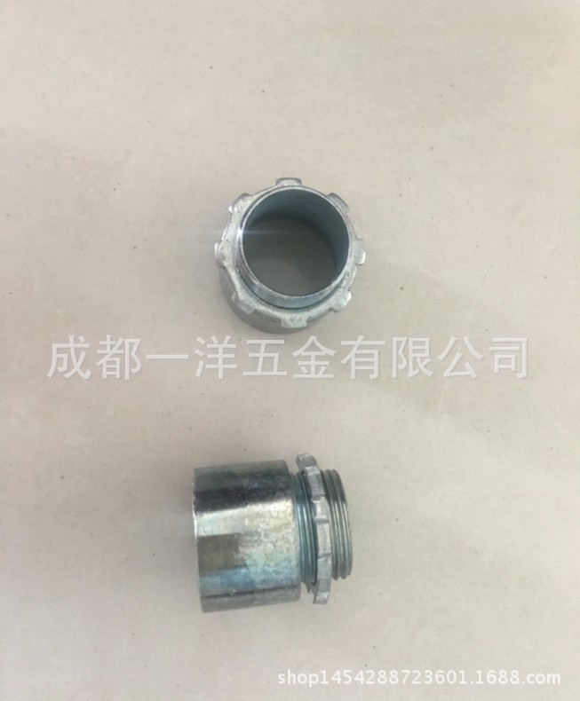 一洋五金專業(yè)生產(chǎn) 可撓金屬電氣套管KZ 連接器BG接頭，鋅鋁合金