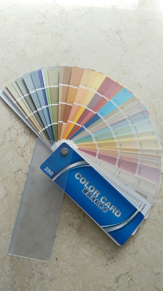 成都臻通供應(yīng)世名280種色建筑涂料色卡