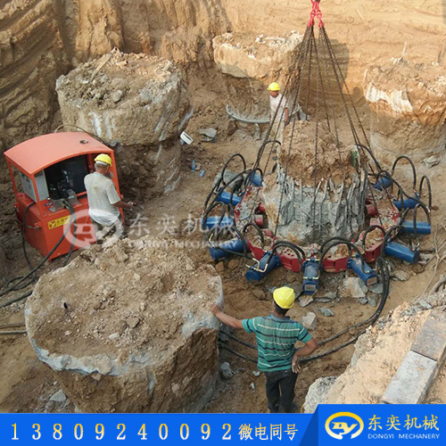 液壓破樁機(jī) 挖掘機(jī)破除實(shí)心灌注樁設(shè)備