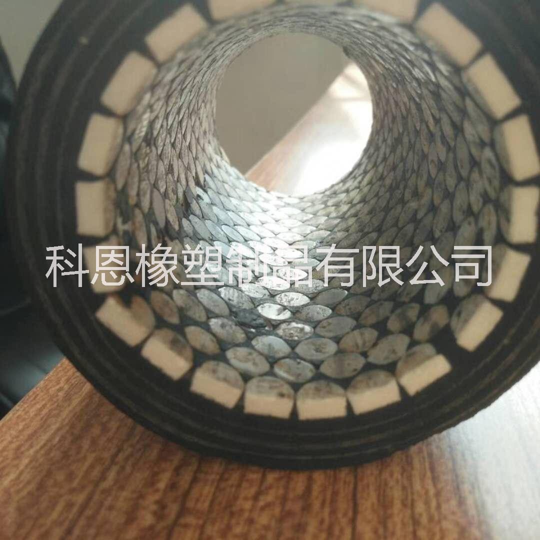 10英寸法蘭鋼絲龍骨橡膠管