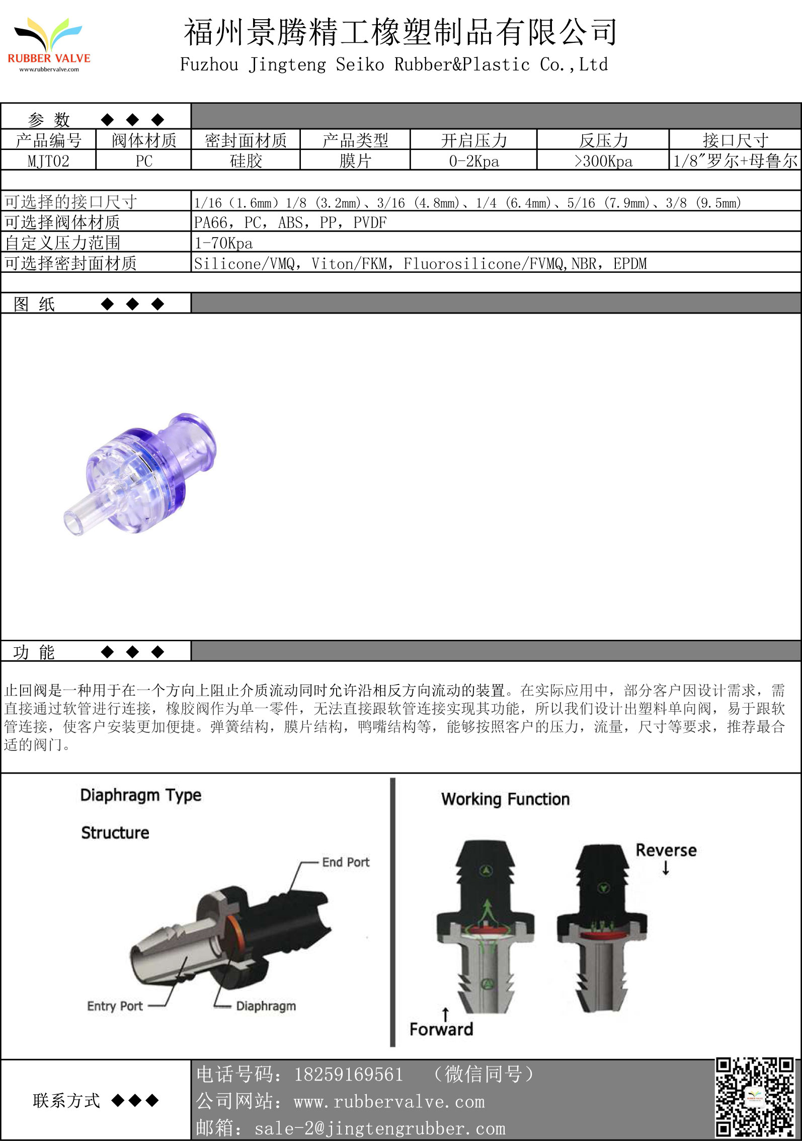 醫(yī)療器械組合零件微型橡膠塑料鴨嘴止回閥、塑料單向閥 膜片式單向閥 醫(yī)療閥 微型醫(yī)療閥