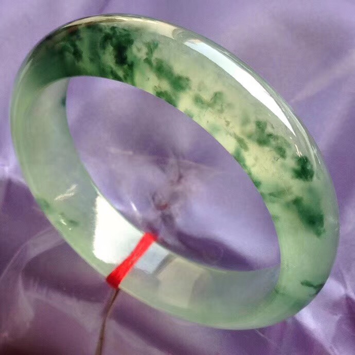 玉名坊飄花翡翠手鐲正圈59-15-8翡翠手鐲