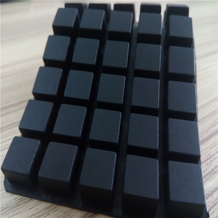 單面帶膠透明硅膠防滑墊片  工廠定制防滑硅膠腳墊