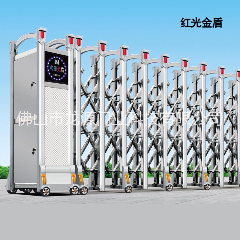 東莞*達(dá)廠家電動(dòng)伸縮門 不銹鋼電動(dòng)門 圍墻自動(dòng)收縮大門