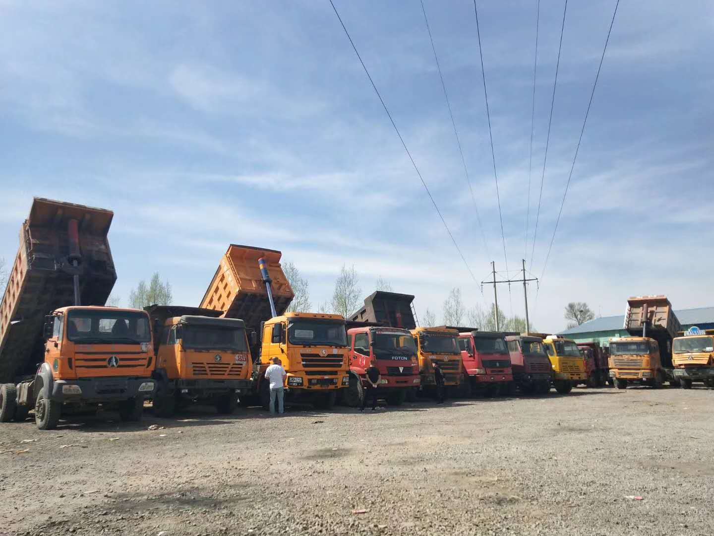 山西忻州二手歐曼北奔奧龍德龍豪沃金剛后八輪自卸車急售工程機(jī)械