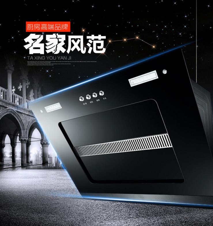 工廠批發(fā)側(cè)吸式抽油煙機(jī) 時(shí)代二號(hào)大風(fēng)力歐式煙機(jī)