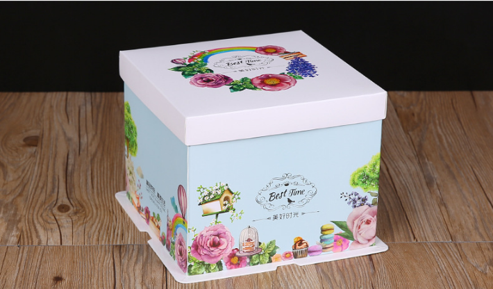 批發(fā)燙金生日蛋糕盒