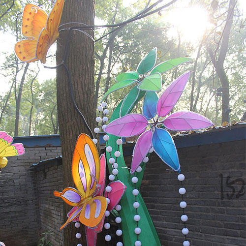 自貢燈會(huì)制作——花飛蝶舞