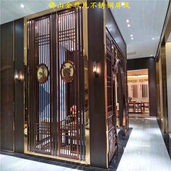 中國風(fēng)不銹鋼屏風(fēng)花格 佛山廠家 中國風(fēng)不銹鋼屏風(fēng)設(shè)計(jì) 中國風(fēng)不銹鋼屏風(fēng)定制