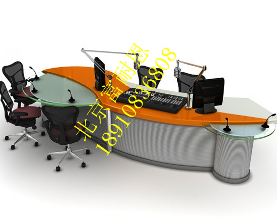 廠家定制音桌播音臺(tái)演播桌演播臺(tái)