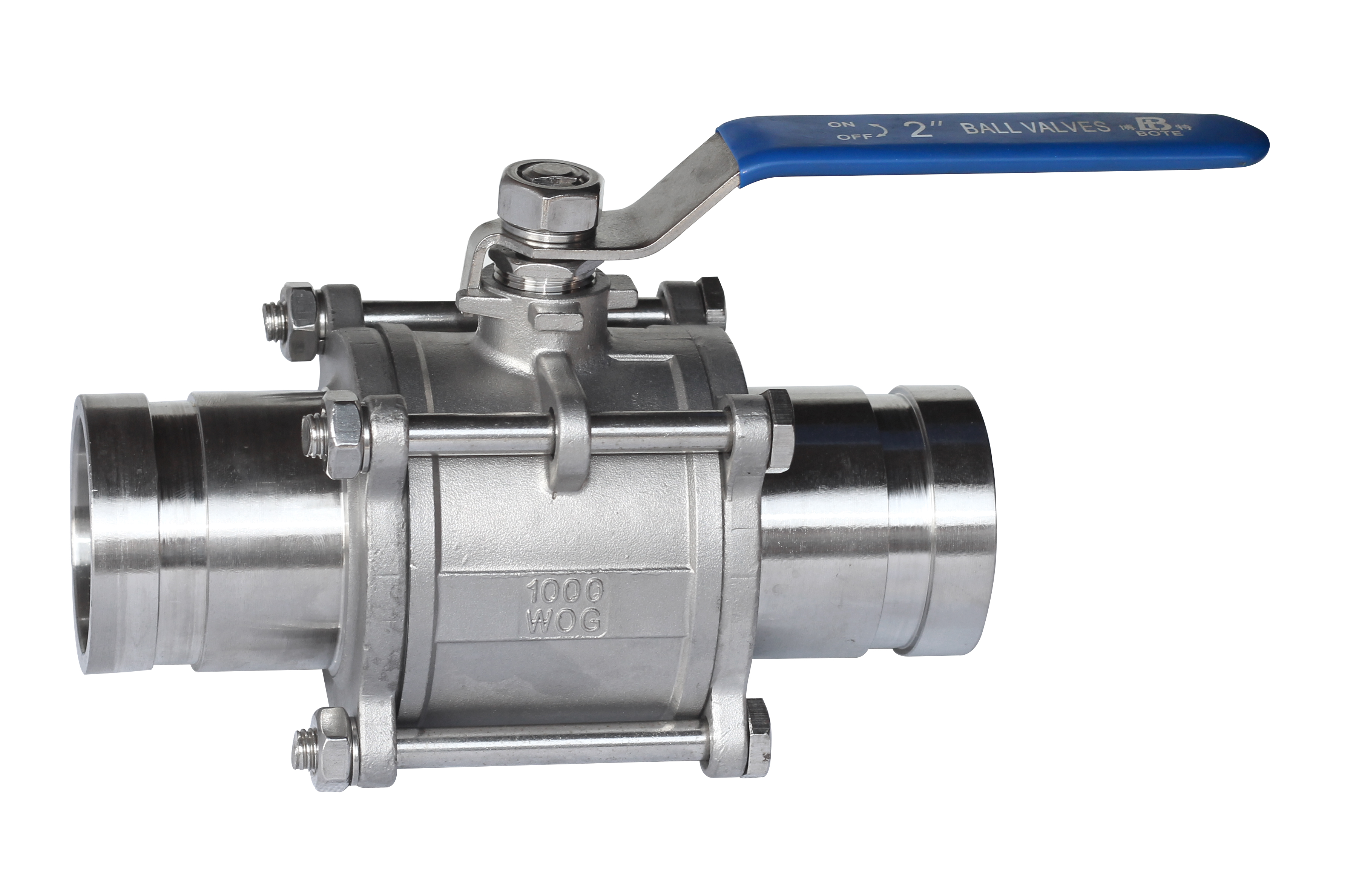 三片式卡箍球閥潤科閥門廠家直銷