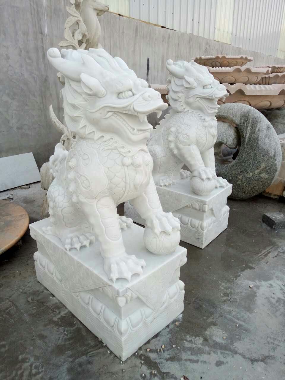 豐路雕塑 晚霞紅麒麟 豐路雕塑 晚霞紅麒麟庭院看門擺件