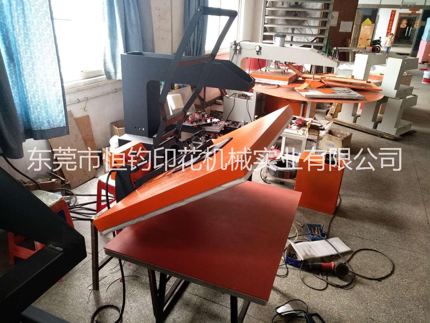 80X100平板燙畫機(jī) 手動(dòng)高壓燙畫機(jī)紅彩手動(dòng) 織帶燙印機(jī)手壓燙畫機(jī)