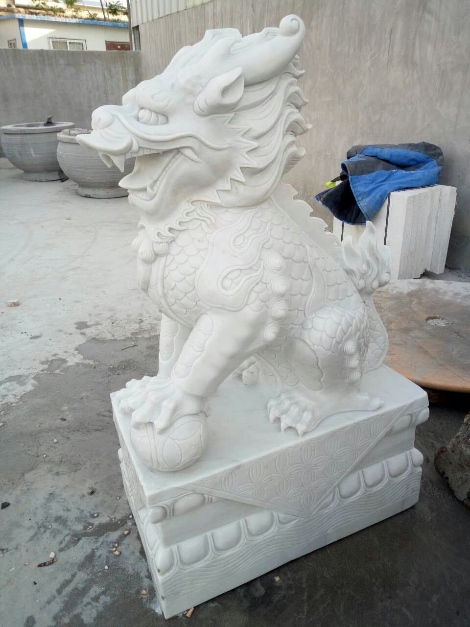 豐路雕塑 晚霞紅麒麟 豐路雕塑 晚霞紅麒麟庭院看門擺件