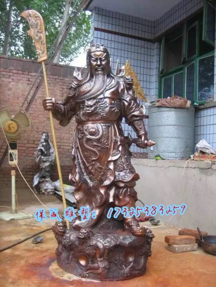 大型佛像開業(yè)喬遷賀禮關公雕塑伽藍韋陀菩薩雕塑守護財神銅雕