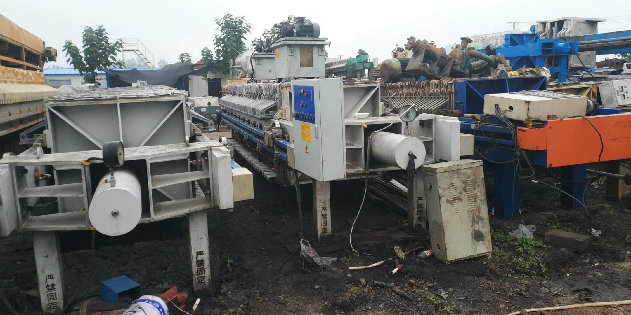 收售二手壓濾機(jī) 箱式壓濾機(jī)各種型號(hào)在線出售