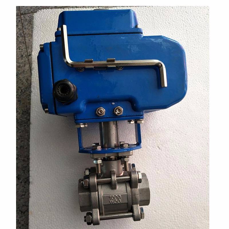 小型電動絲扣球閥Q911F、小型電動絲扣球閥、電動小型絲扣球閥