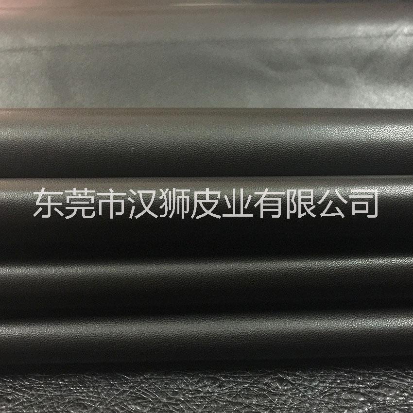 頭層牛皮皮料批發(fā) 黑色全粒面牛皮納帕皮面料平紋軟面A級皮料整張