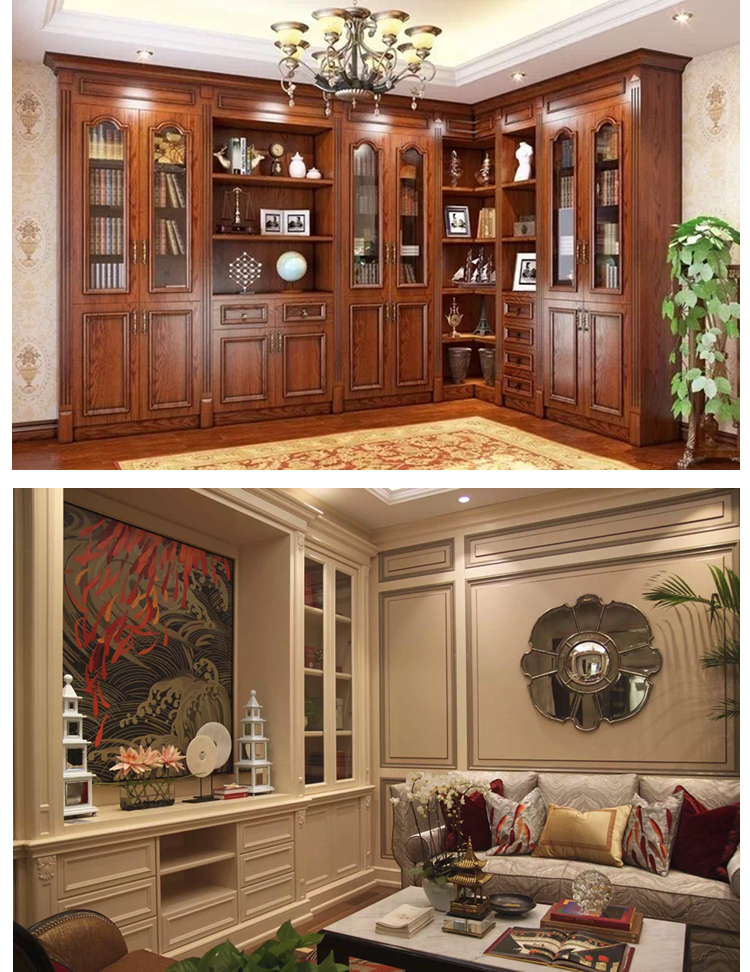 全屋定制廠家實(shí)木衣柜衣帽間酒柜  全屋定制廠家實(shí)木家具