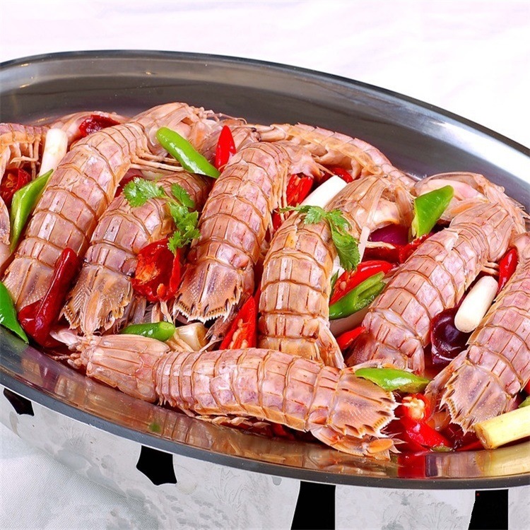 熟凍蝦爬子肉廠家加工熟凍蝦姑肉