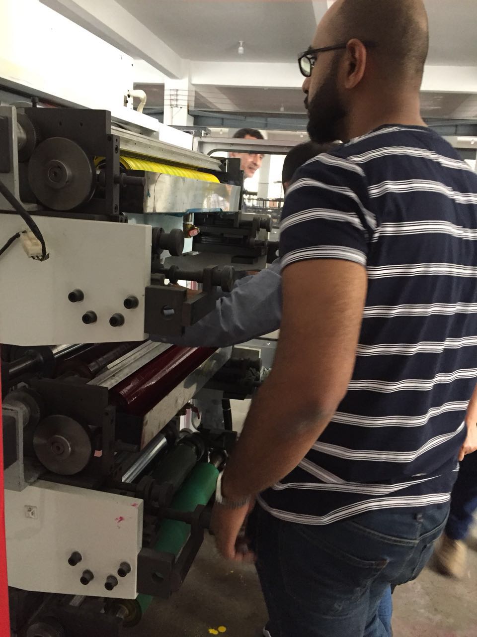 JC錦燦230克淋膜紙柔版印刷機