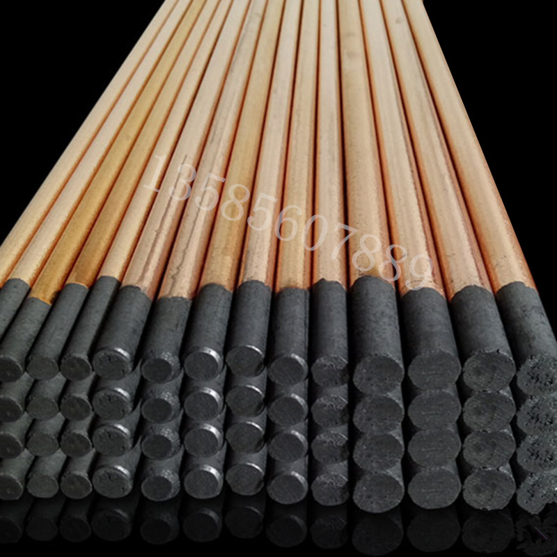 碳弧氣刨碳棒扁形碳棒圓形碳棒鍍銅碳棒條 碳弧氣刨碳棒