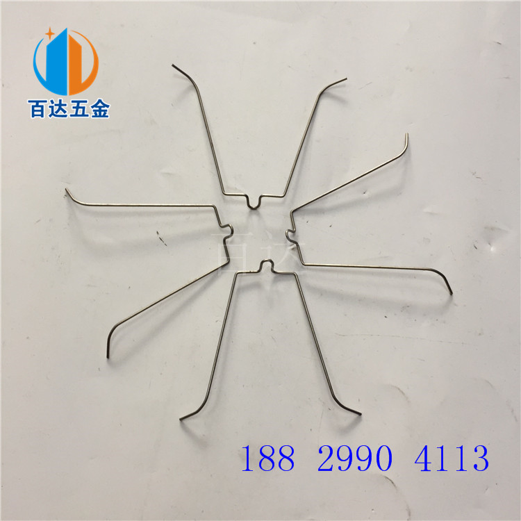 不銹鋼折彎夾 噴塑膜電子產(chǎn)品掛具 鐵線五金配件焊接 電鍍加工表面處理