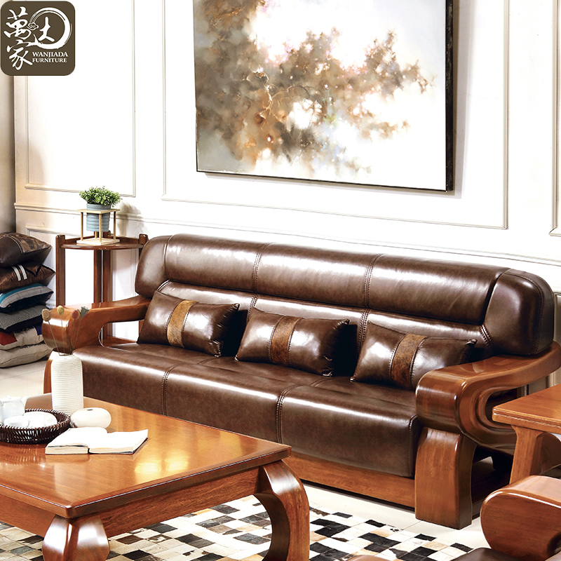 組合胡桃木組合胡桃木實(shí)木茶幾 現(xiàn)代簡約時尚