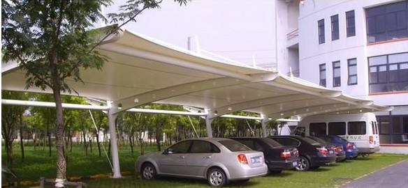 舟山停車棚 江蘇膜結(jié)構(gòu)停車棚訂做可*