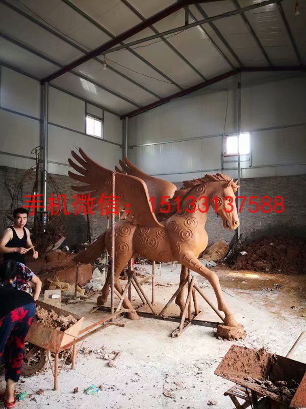 飛馬雕 鑄銅飛馬雕塑泥塑