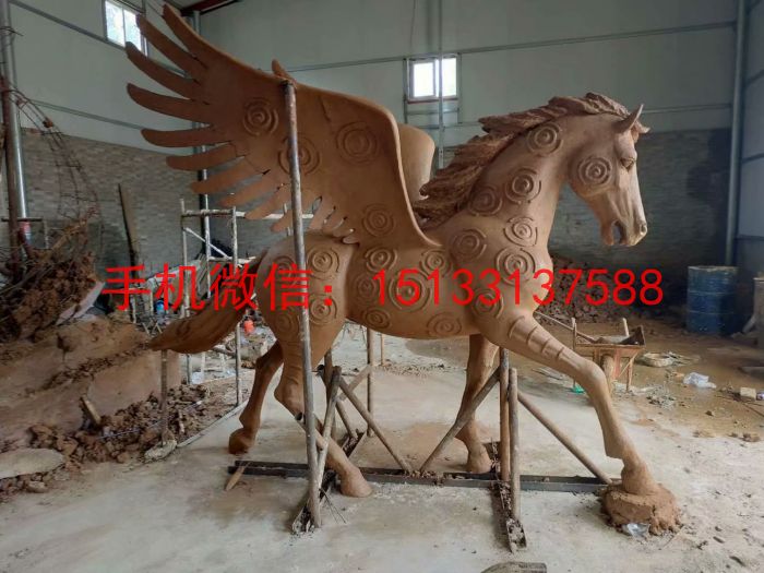 飛馬雕 鑄銅飛馬雕塑泥塑