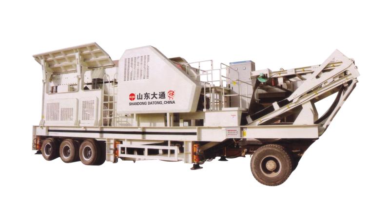 山東大通機械科技有限公司供應輪胎式移動破碎站