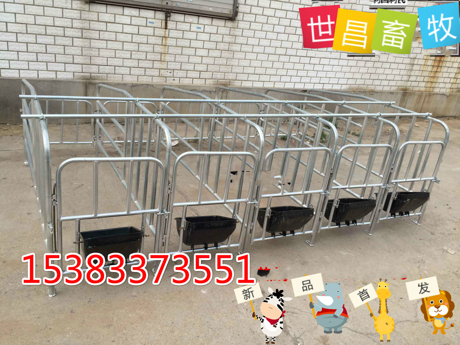 豬欄定位欄豬床喂豬隔欄