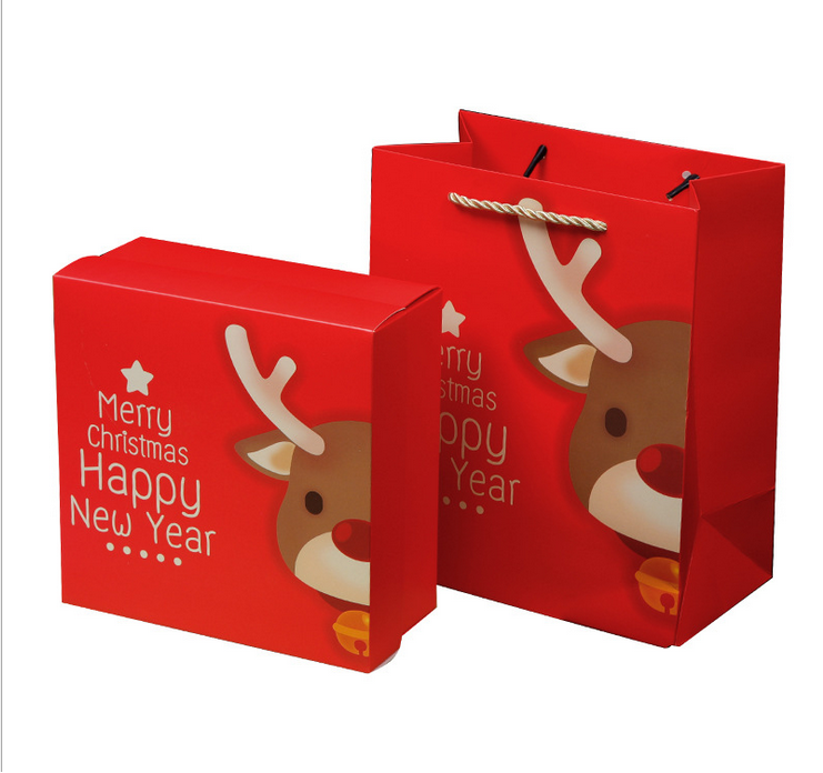 禮品盒  禮品盒廠家批發(fā)  圣誕禮品盒圣誕節(jié)蘋果盒零食包裝盒紙盒批發(fā)平安夜禮物盒定做S930