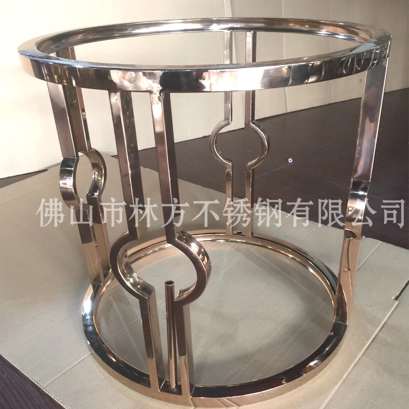 專業(yè)加工訂做異形不銹鋼制品、不銹鋼家具配件、酒店家具 *茶幾架