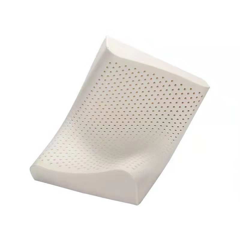 廠家直銷 天然乳膠枕 波浪枕 頸椎枕按摩枕 單人高低枕 含內(nèi)外套