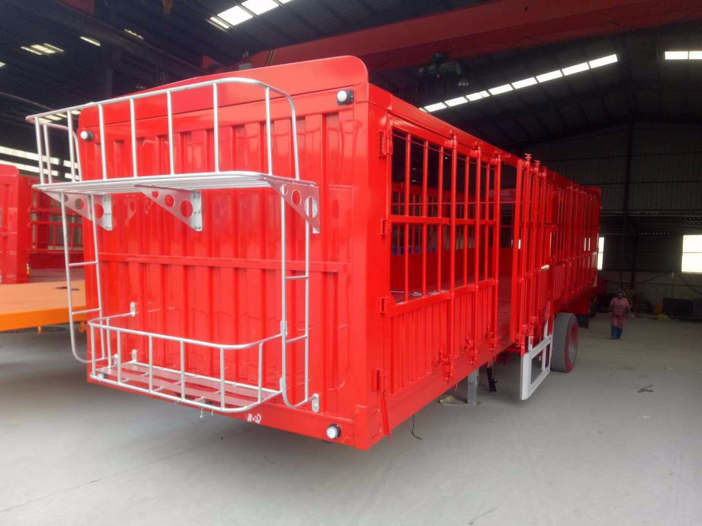 13米倉柵半掛車高配車橋輪胎 高低板樣式價(jià)格