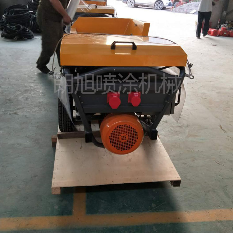 高層用門窗墻縫用砂漿噴涂機(jī)  小型室內(nèi)快速膩?zhàn)訃娡繖C(jī)墻體堅(jiān)固   柴電兩用