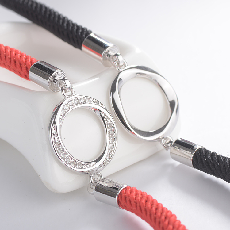 新款中國紅節(jié)日情侶手鏈，廠家直銷情侶手鏈，直銷情侶手鏈，情侶手鏈價格，情侶手鏈供應(yīng)商