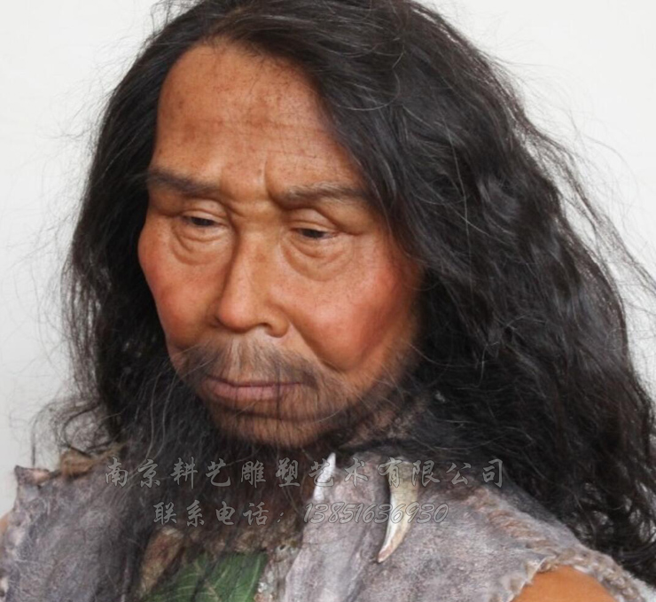 明星蠟像定制全身硅膠人像 明星蠟像定制全身硅膠人像原始人