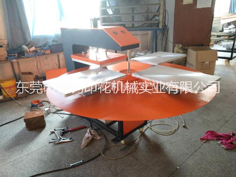 燙畫機(jī) 熱轉(zhuǎn)印設(shè)備生產(chǎn)廠家 四工位全自動(dòng) 氣動(dòng)燙畫機(jī) 生產(chǎn)機(jī)械