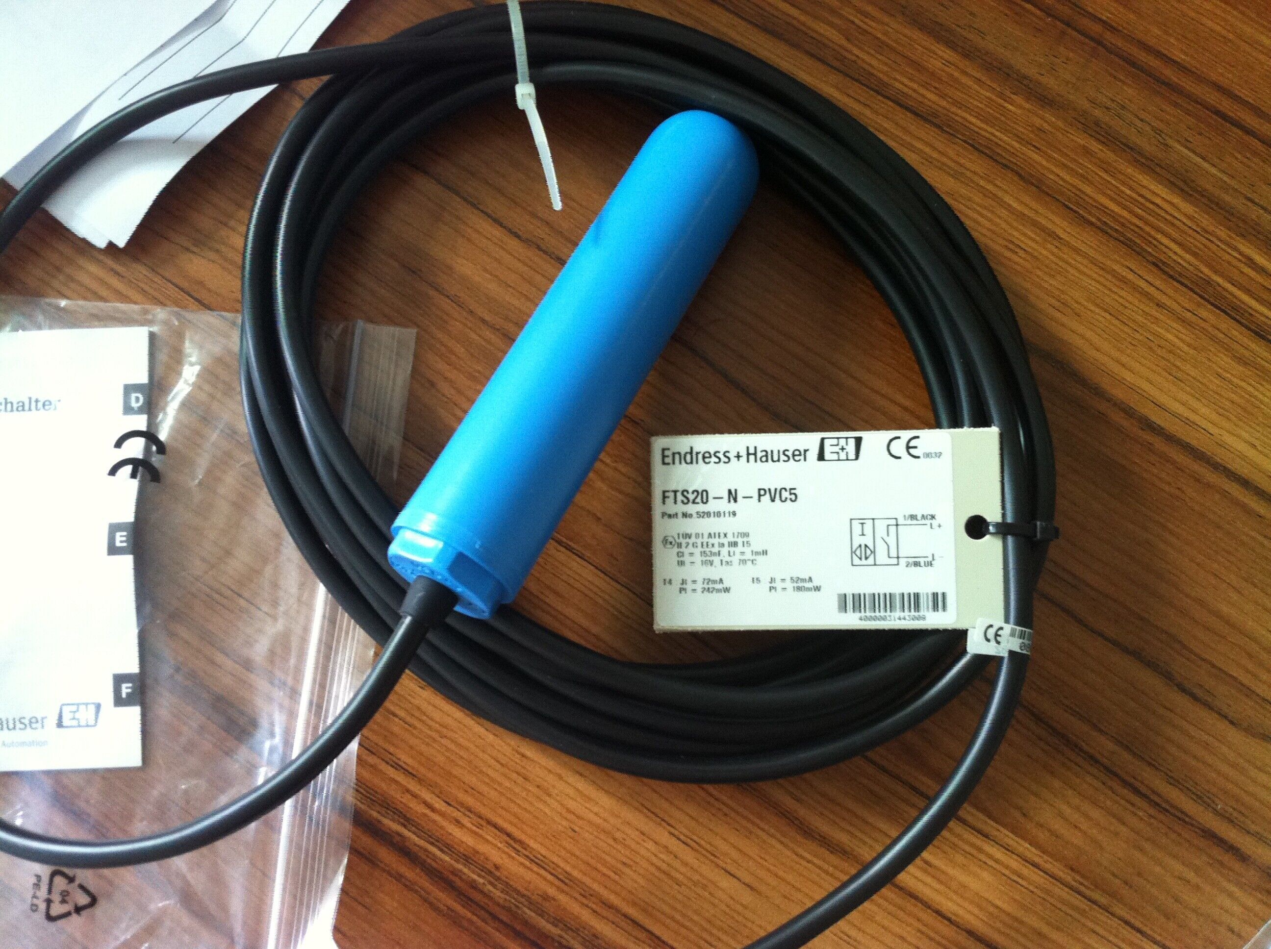 E+H浮子開關 FTS20 長度，輸出可選 德國原產 佰盛儀表