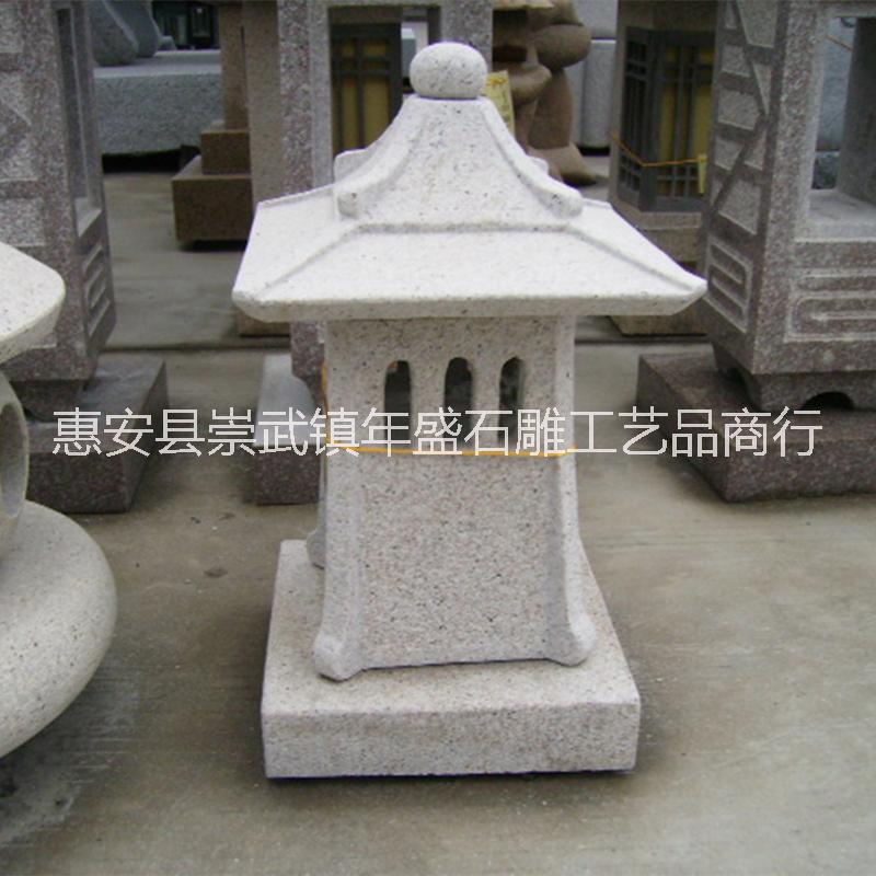 惠安廠家加工定制花崗巖石雕石燈籠 仿古日式韓式庭院戶外地?zé)?  title=