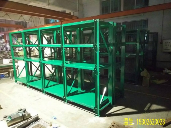 模房可拆卸模具存放架/重型抽屜式帶手拉葫蘆模具擺放架/產(chǎn)品圖